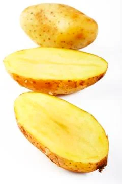 Potato slice Stock Photos