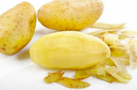 Potato slice Stock Photos