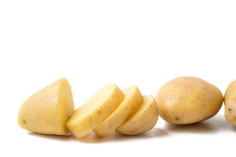Potato slices Foto stock