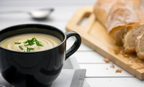 Potato soup Stock Photos