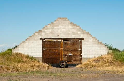 Potato storage cellar Stock Photos