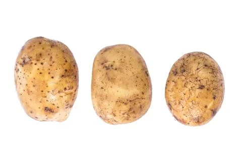 Potato on the table Stock Photos