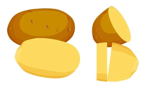 Potato Vector Design And Illustration. Stock Illustration