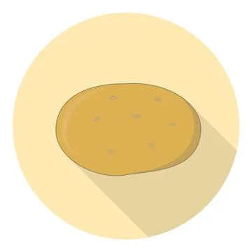 Potato Vegetable Symbol Stock Illustration