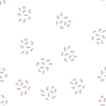 Potato wedges glyph seamless pattern Stock Illustration