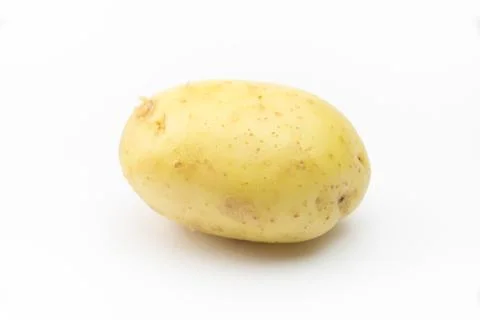Potato on the white background Stock Photos