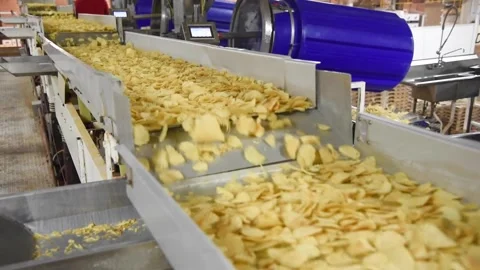 PotatoChipFactoryHD02 Stock Footage 168364022