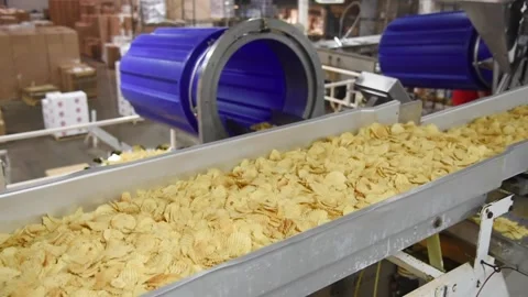 PotatoChipFactoryHD03 Stock Footage 168364021