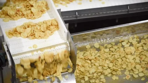 PotatoChipFactoryHD11 Stock Footage 168364048