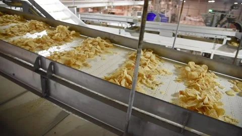 PotatoChipFactoryHD14 Video stock 168364049