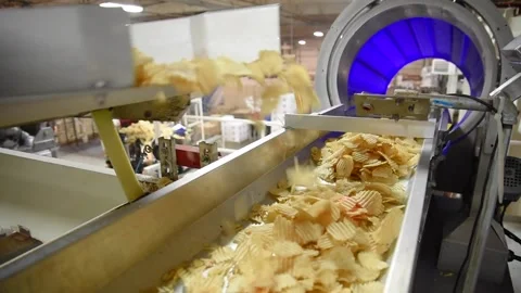PotatoChipFactoryHD19 Stock Footage 168364058