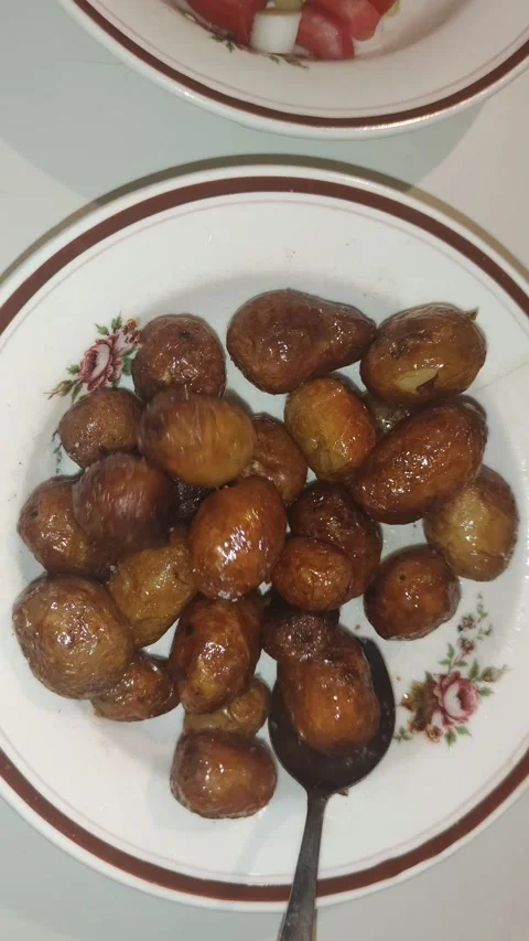 Potatoes and salad 動画素材 243378552