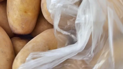 Potatoes are turning Stock Footage 248597097