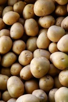 Potatoes background Foto stock