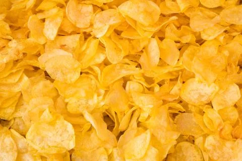 Potatoes chips Stock Photos