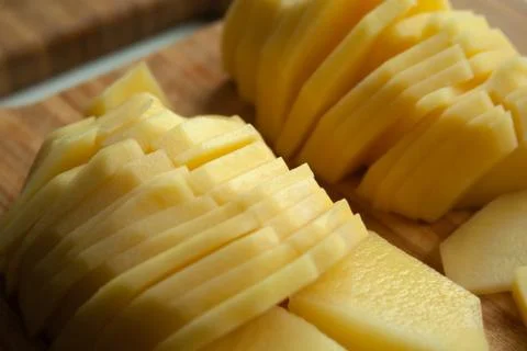 Potatoes close up Stock Photos