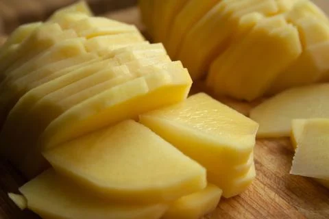 Potatoes close up 스톡 사진