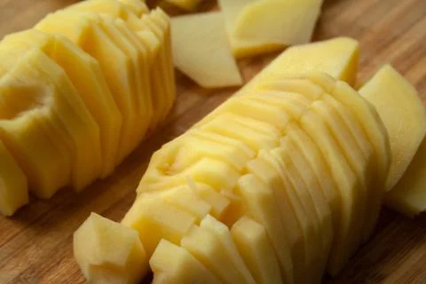 Potatoes close up Stock Photos