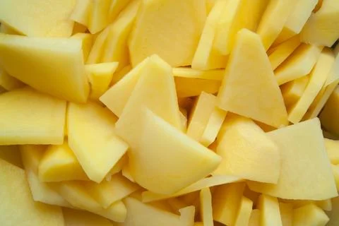 Potatoes close up Stock Photos