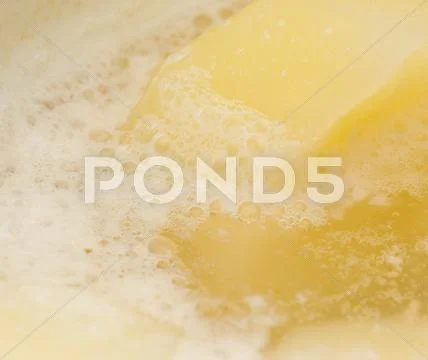 Potatoes cooked in the background. macro Stock Photos