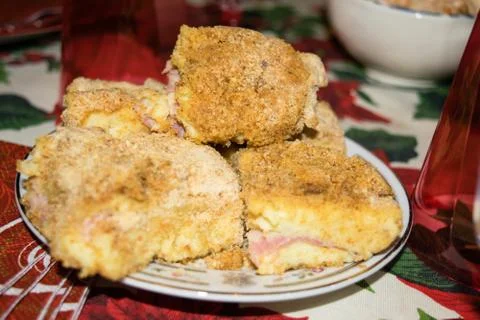 Potatoes gateau Stock Photos
