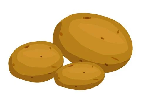 Potatoes illustration vector Stock Illustration