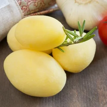 Potatoes novelle Stock Photos