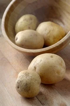 Potatoes Raw Stock Photos