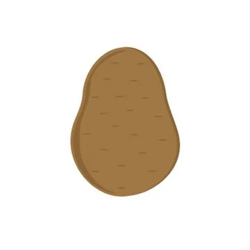 Potatoes on a white background. Vegetable. Illustration. Stock Illustration