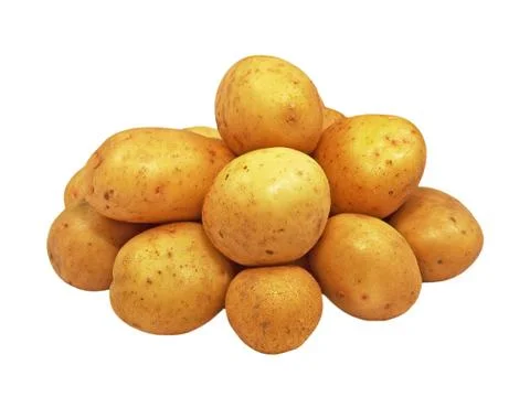 Potato.isolated. Stock Photos