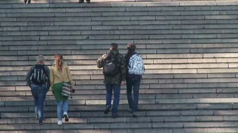 The Potemkin Steps Stock Footage 10736012