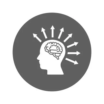 Potential, brainstorm icon. Stock Illustration