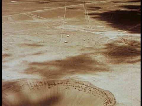 The potential effectiveness of linear setups for nuclear explosions to excavateƒ 스톡 동영상 75284355