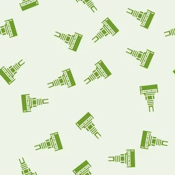 Potentiometer electronic component glyph seamless pattern Stock Illustration