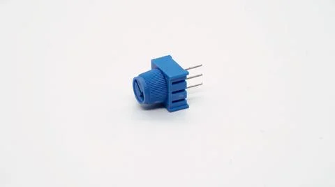 Potentiometer variable switch control rheostat electronic engineering arduino. Fotos de archivo