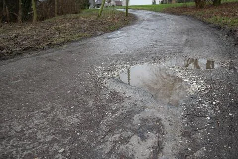 Pothole Stock Photos