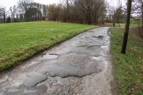 Pothole Stock Photos