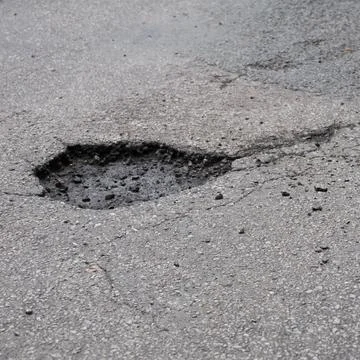 Pothole Stock Photos