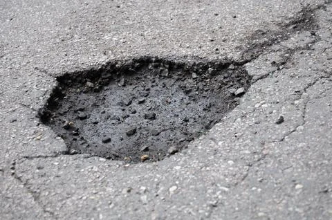 Pothole Stock Photos