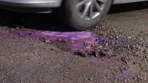 Potholes in America Stock Footage 124872307