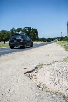 Potholes Stock Photos