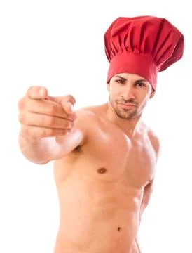 Potinting chef Stock Photos