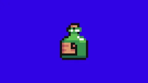 Potion animation on chroma key background Vídeo Stock 329398757