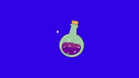 Potion animation on chroma key background Vidéo 329398758