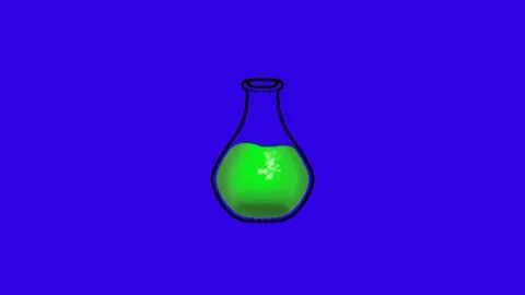 Potion animation on chroma key background 動画素材 329398759