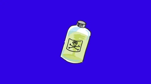 Potion animation on chroma key background 動画素材 329398773