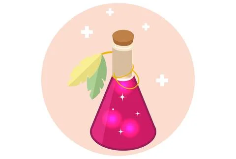 Potion Brewing Concept Illustration Stock Illustration