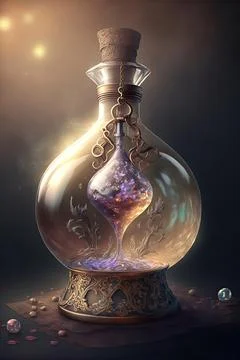 Potion of clairvoyance Stock Illustration