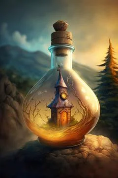 Potion of climbing Stock Illustration