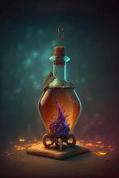 Potion of diminution Stock Illustration